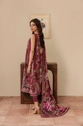 Resham Unstitched Cambric 3 Pcs Printed Suit D750